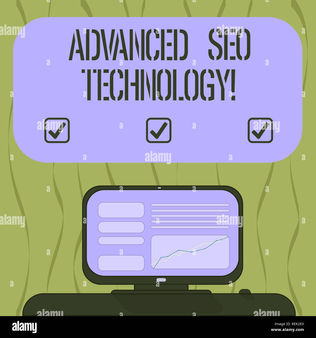 Writing note showing Advanced Seo Technology. Business photo showcasing ...