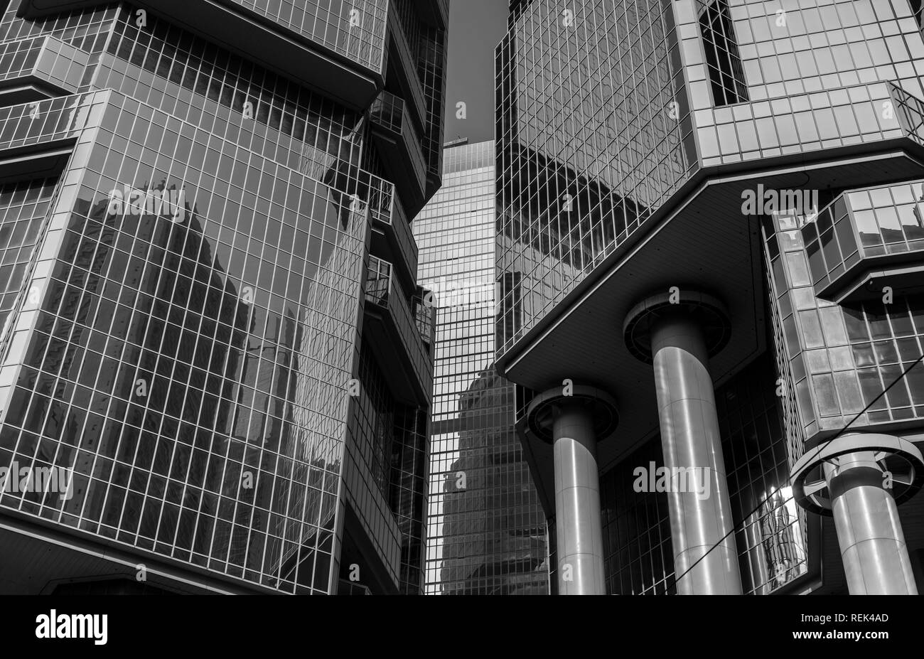 Modern Office Buildings in Hong Kong Stock Photo - Alamy