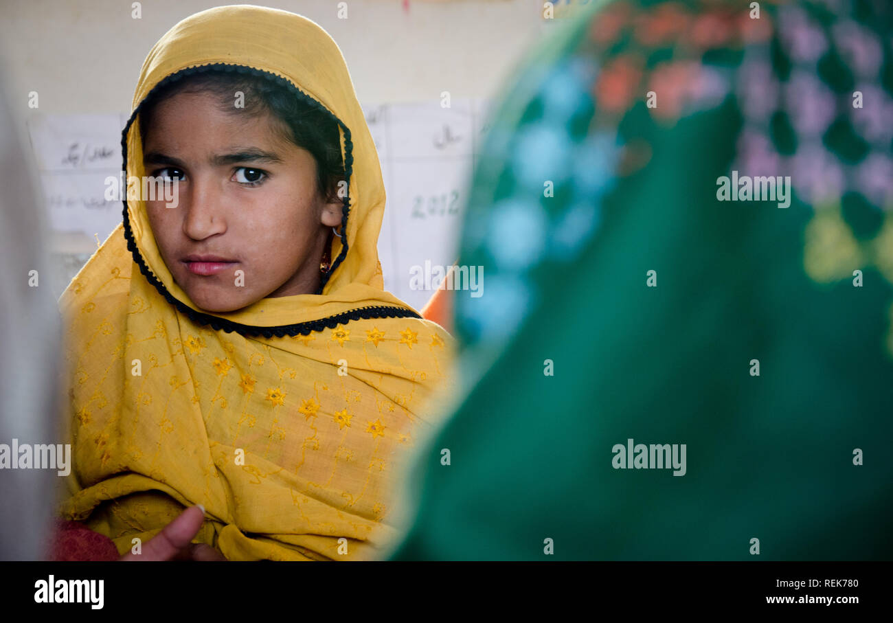 A child from Sindh, Pakistan Stock Photo
