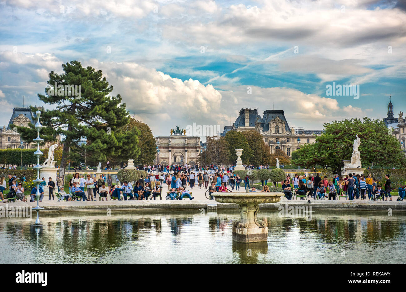 Parks of Paris, France Travel Europe, October Stock Photo Alamy