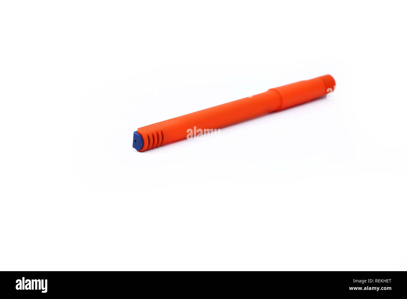 Portrait of pen. Isolated on the white background. Stock Photo