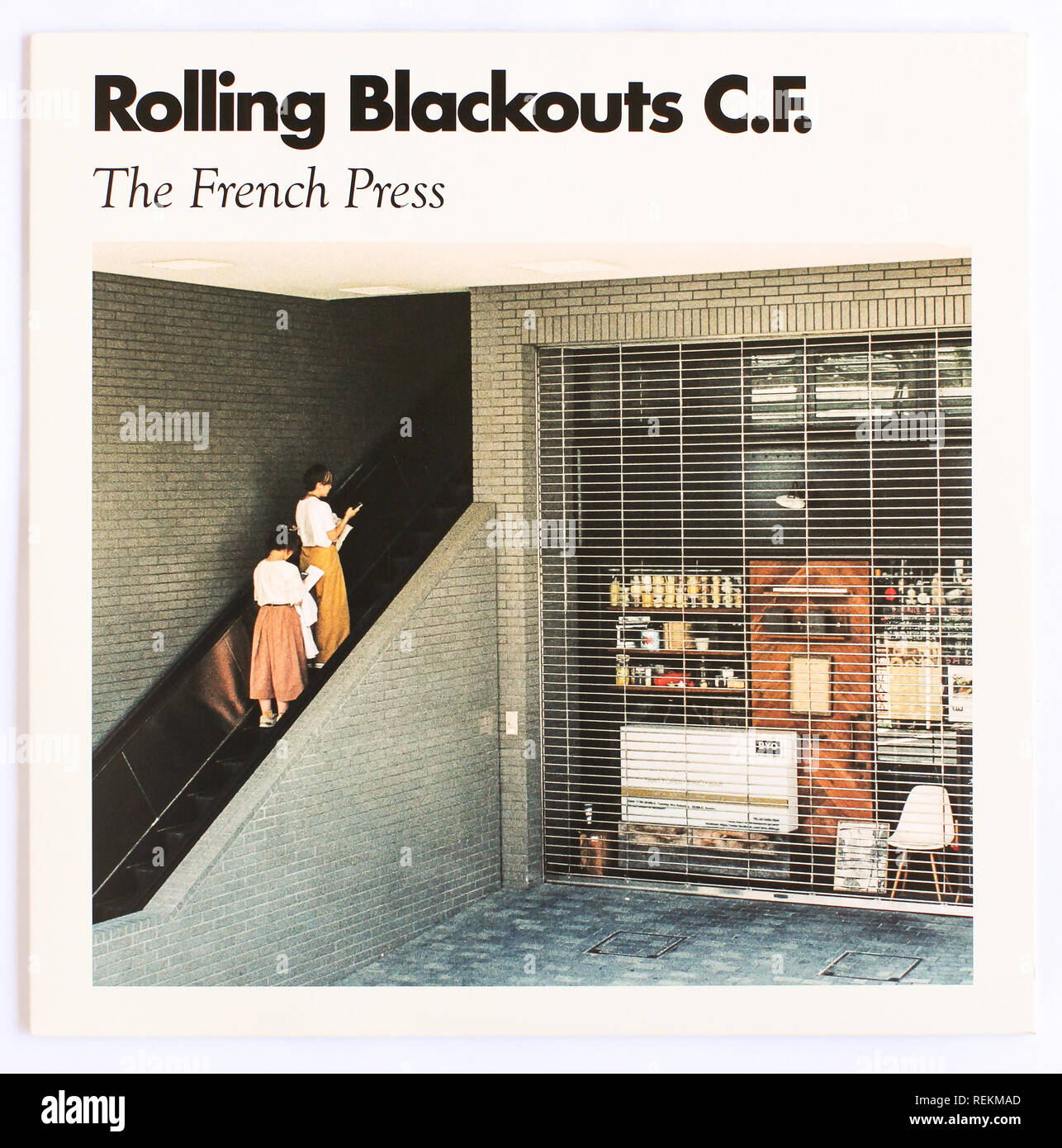 The cover of The French Press by Rolling Blackouts Coastal Fever. 2016 EP on Sub Pop - Editorial use only Stock Photo