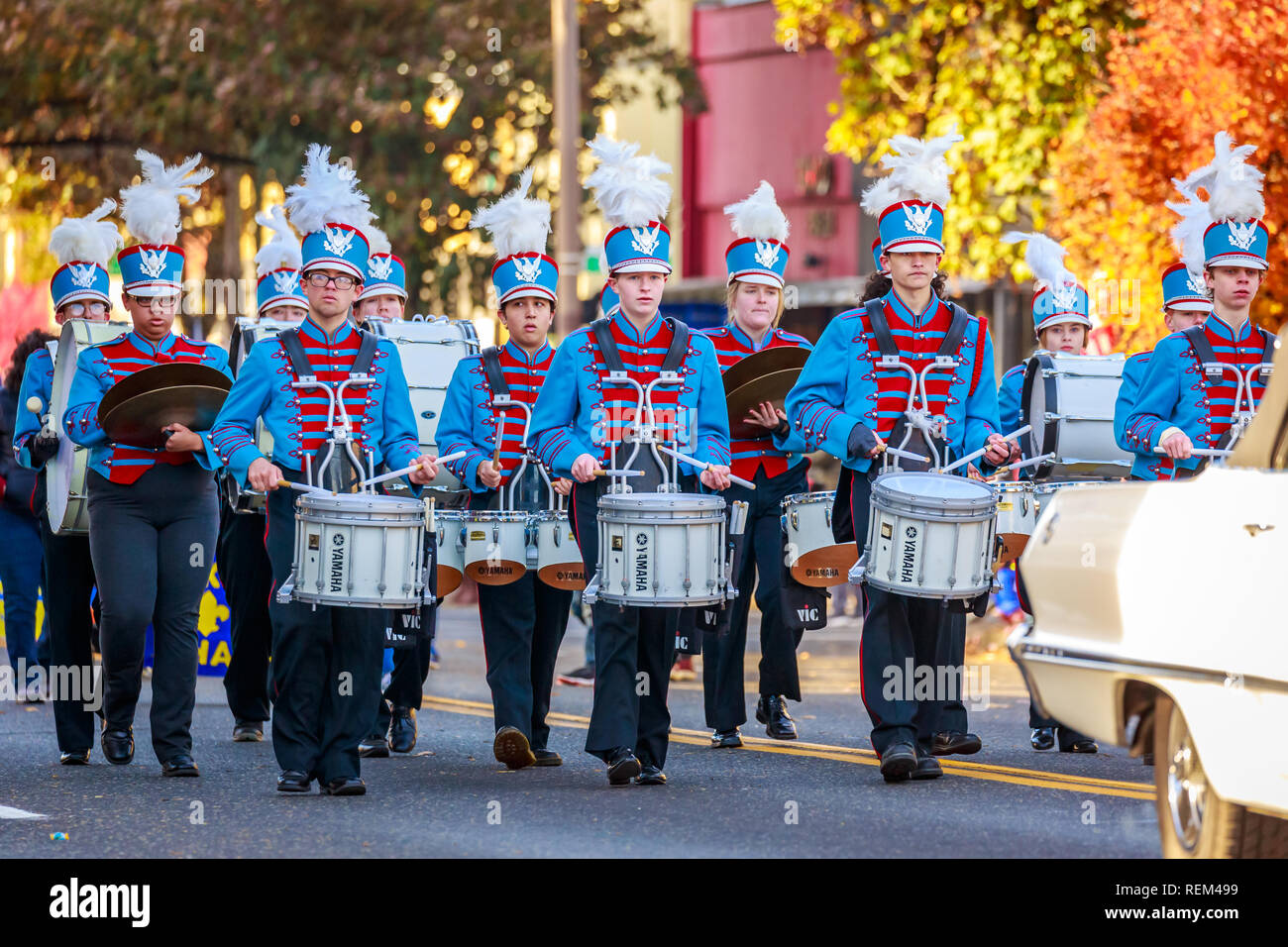 Portland, Oregon, USA November 12, 2018 Madison High School Marching