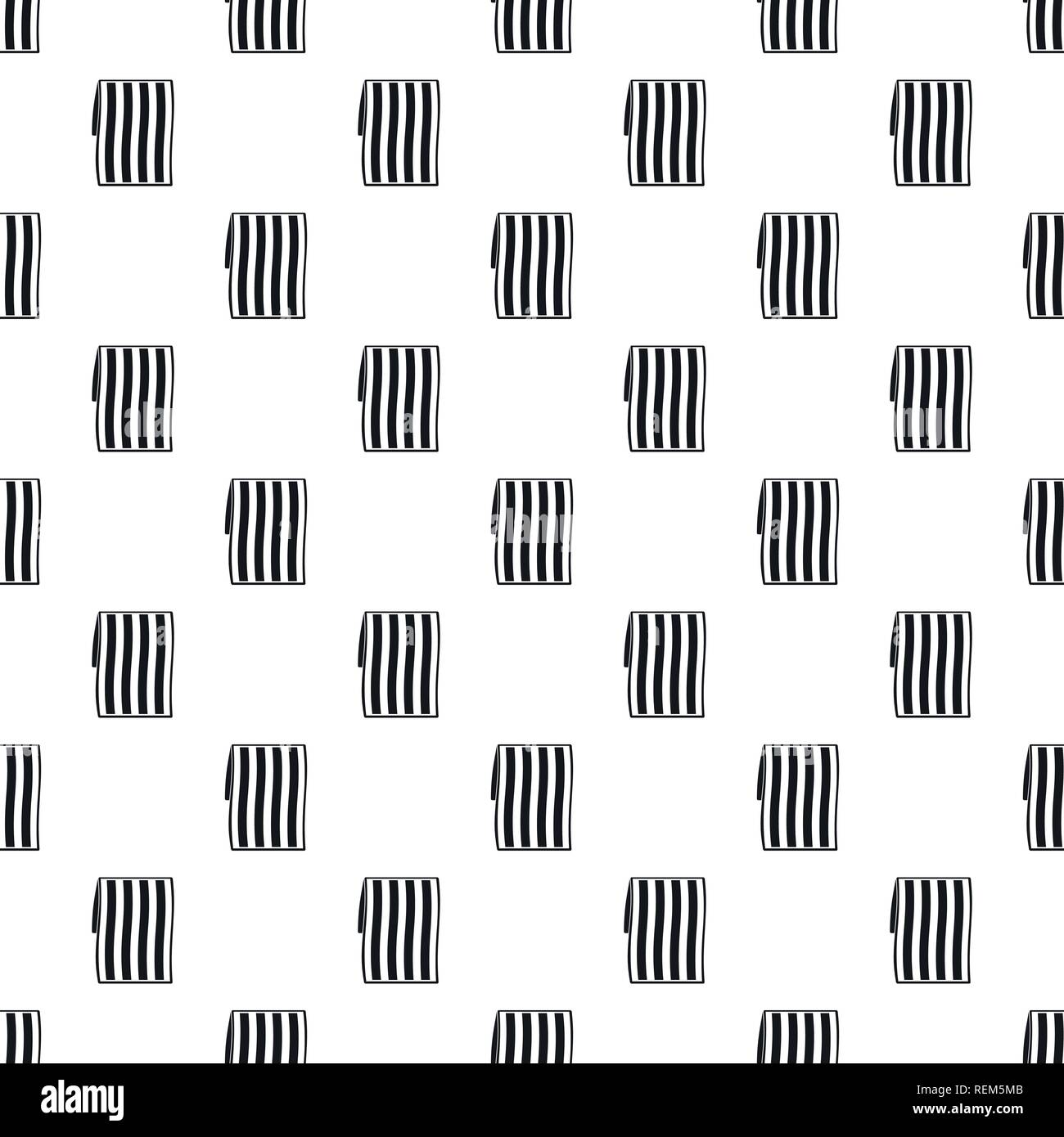 Beach towel pattern seamless vector repeat geometric for any web design Stock Vector