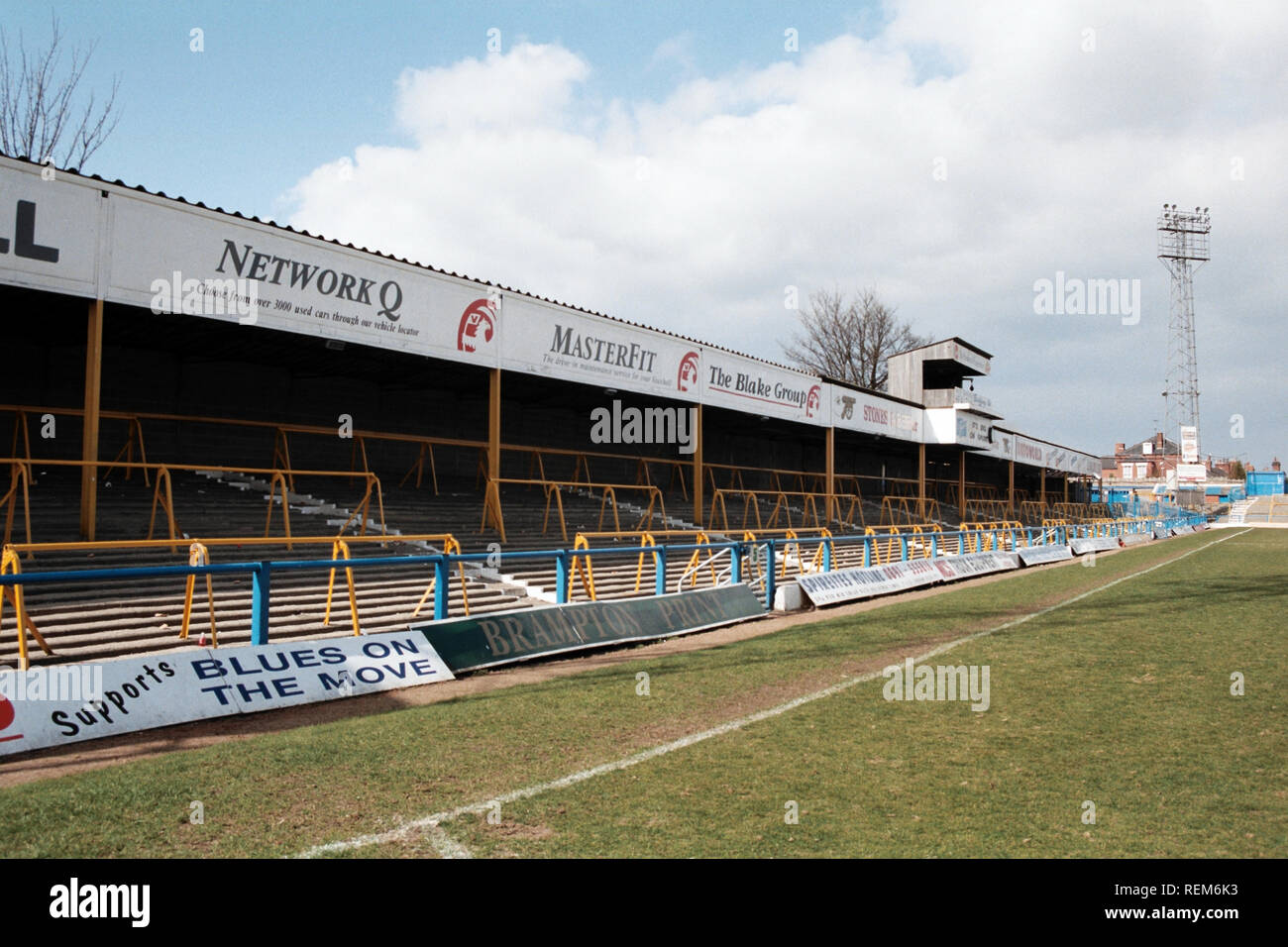 General view of Chesterfield FC Football Ground, Recreation Ground, Saltergate, Chesterfield