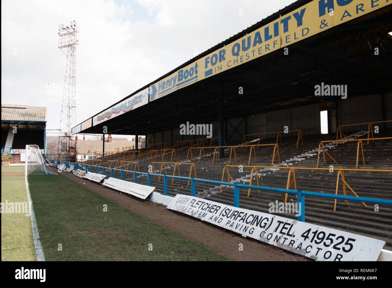 Chesterfield football club saltergate hires stock photography and
