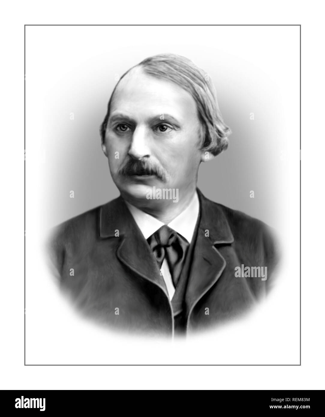 Adolph Frank 1834-1916 German Chemist Engineer Stock Photo