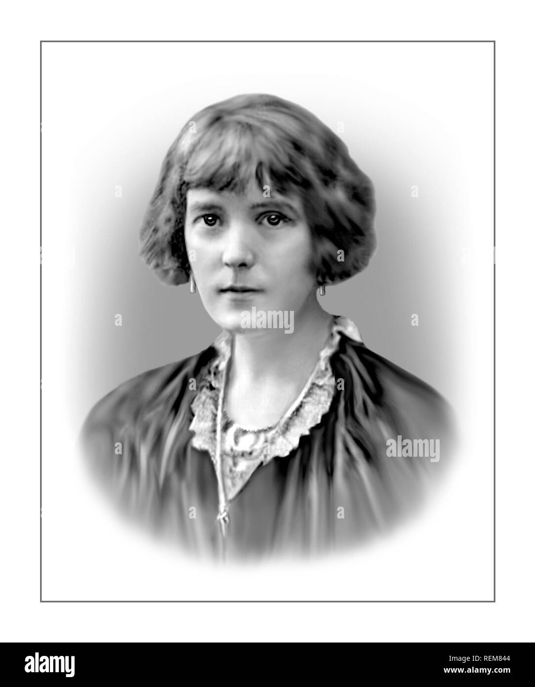 Katherine Mansfield 1888-1923 New Zealand Writer Stock Photo - Alamy