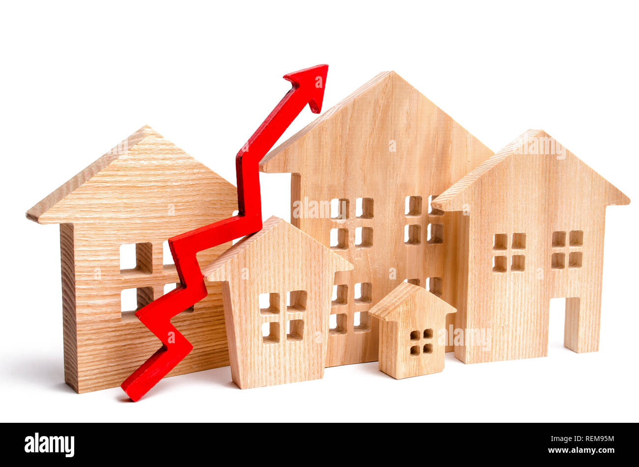House Prices Rising Cut Out Stock Images Pictures Alamy