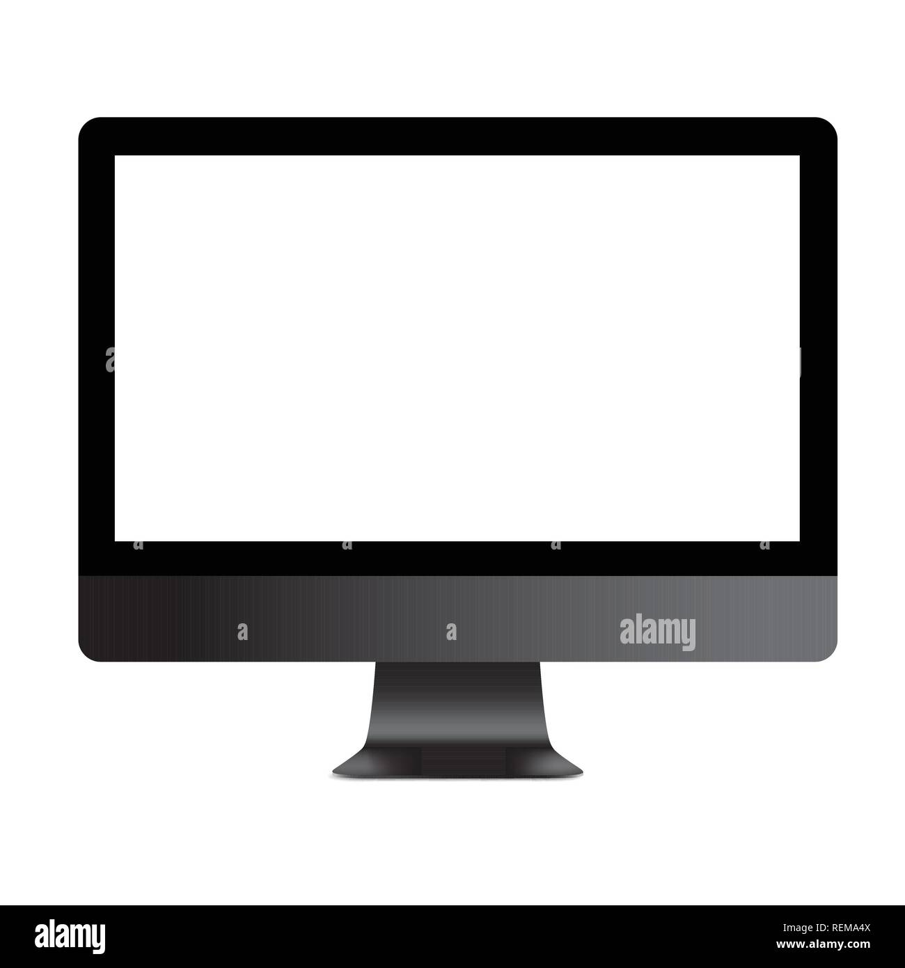 Computer desktop screen mac Stock Vector Images - Alamy, image size:1300x1390