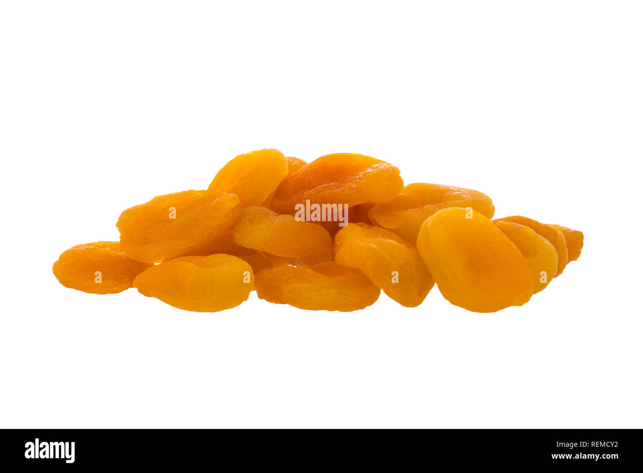 dried apricots isolated on white background Stock Photo - Alamy