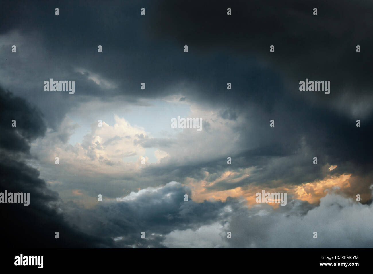Beautiful dramatic cloudy sky background Stock Photo - Alamy