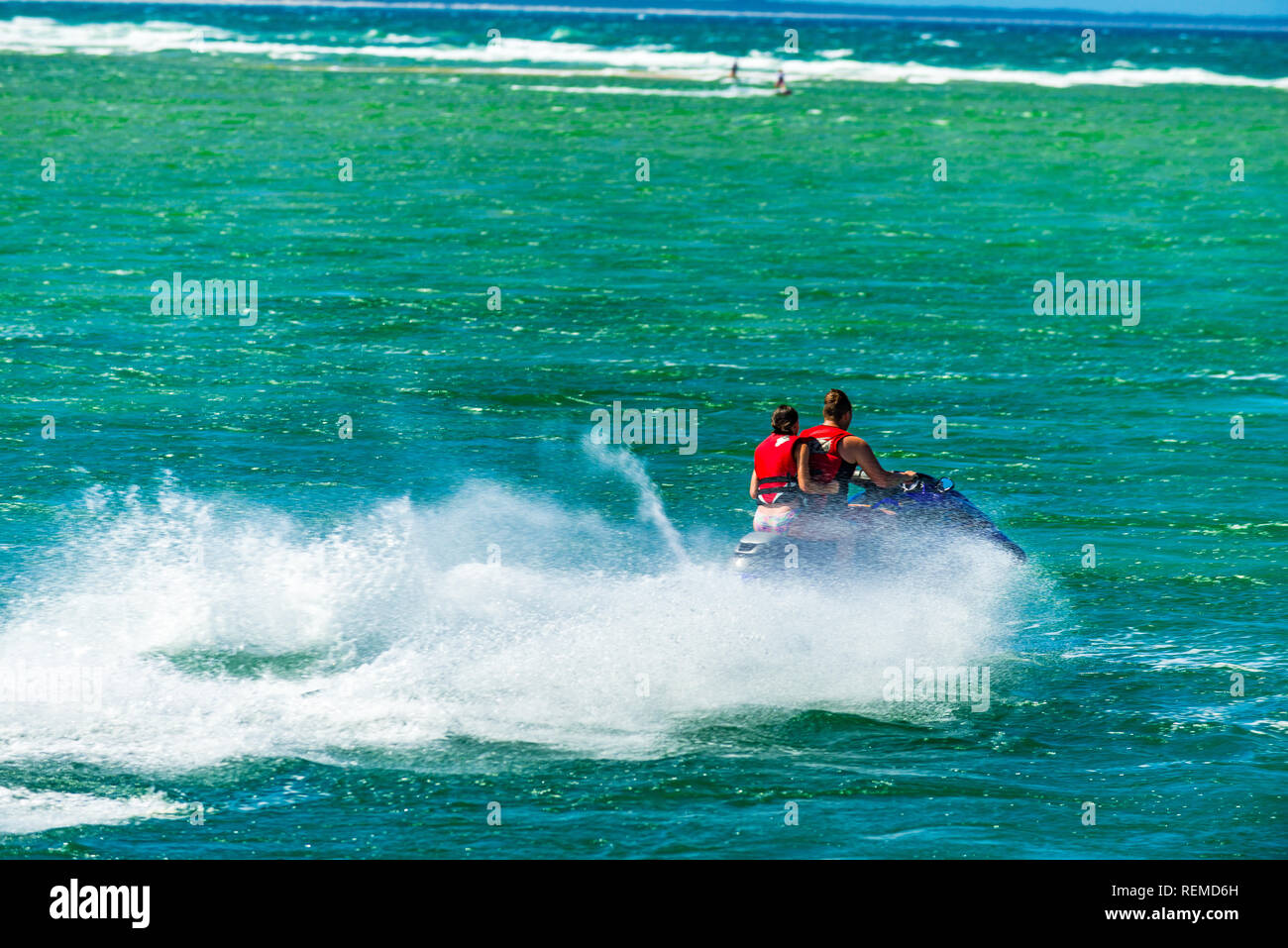 Woman on a jet ski hires stock photography and images Alamy