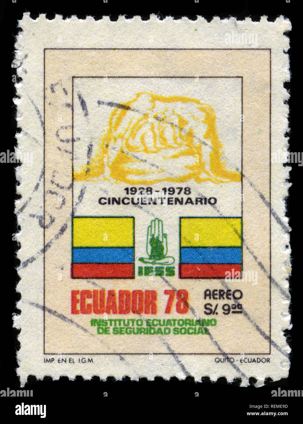 Postage stamp from Ecuador issued in 1978 Stock Photo Alamy