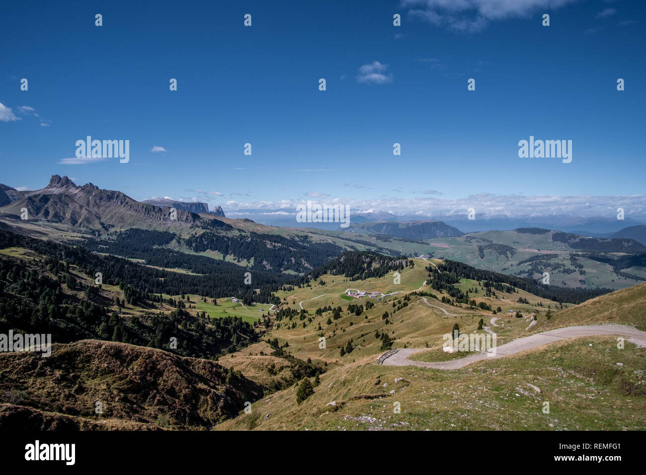 alpine landscape on the italian alps Stock Photo - Alamy
