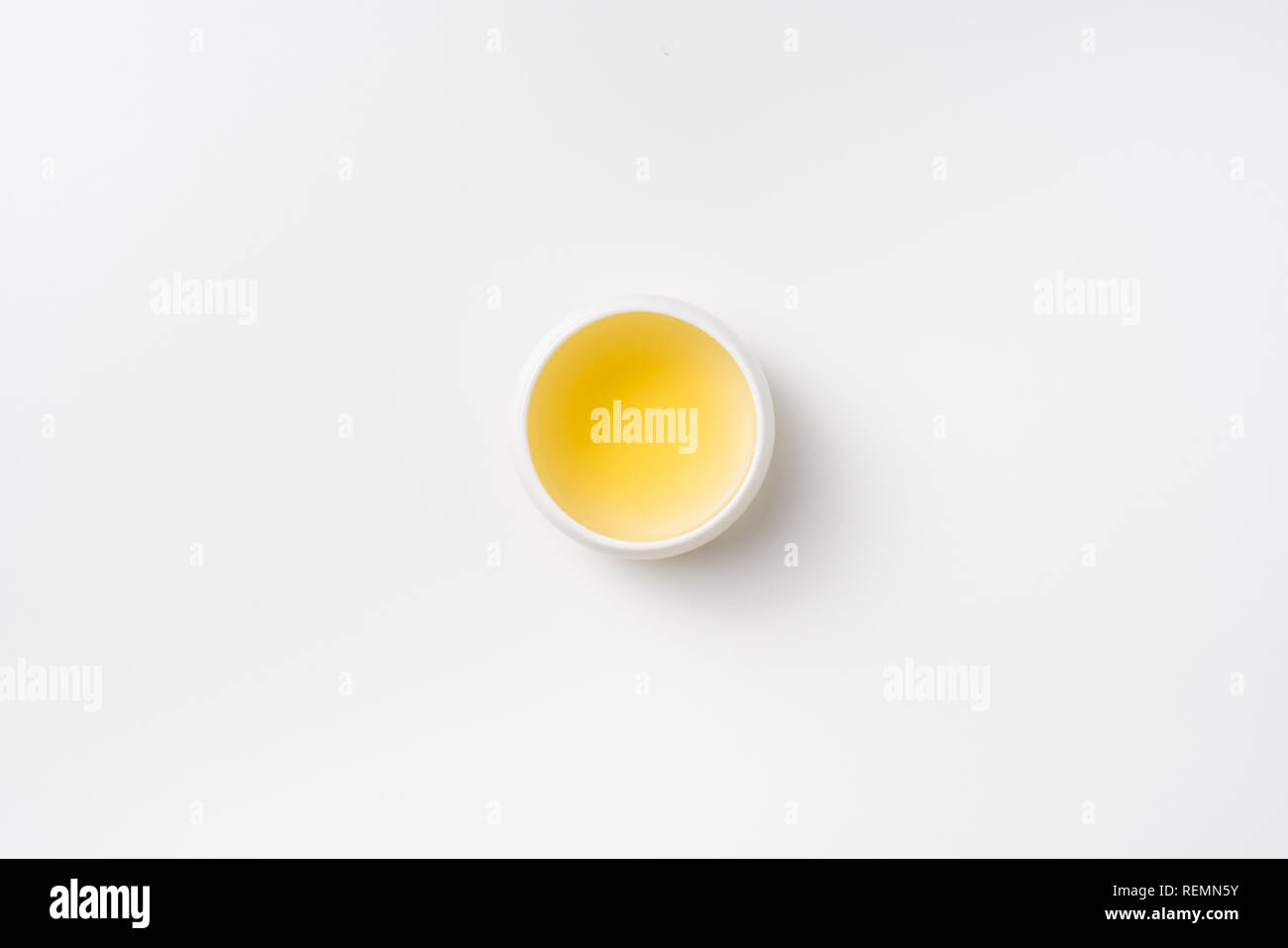 Asia culture and design concept - fresh taiwan oolong tea and cup Stock Photo