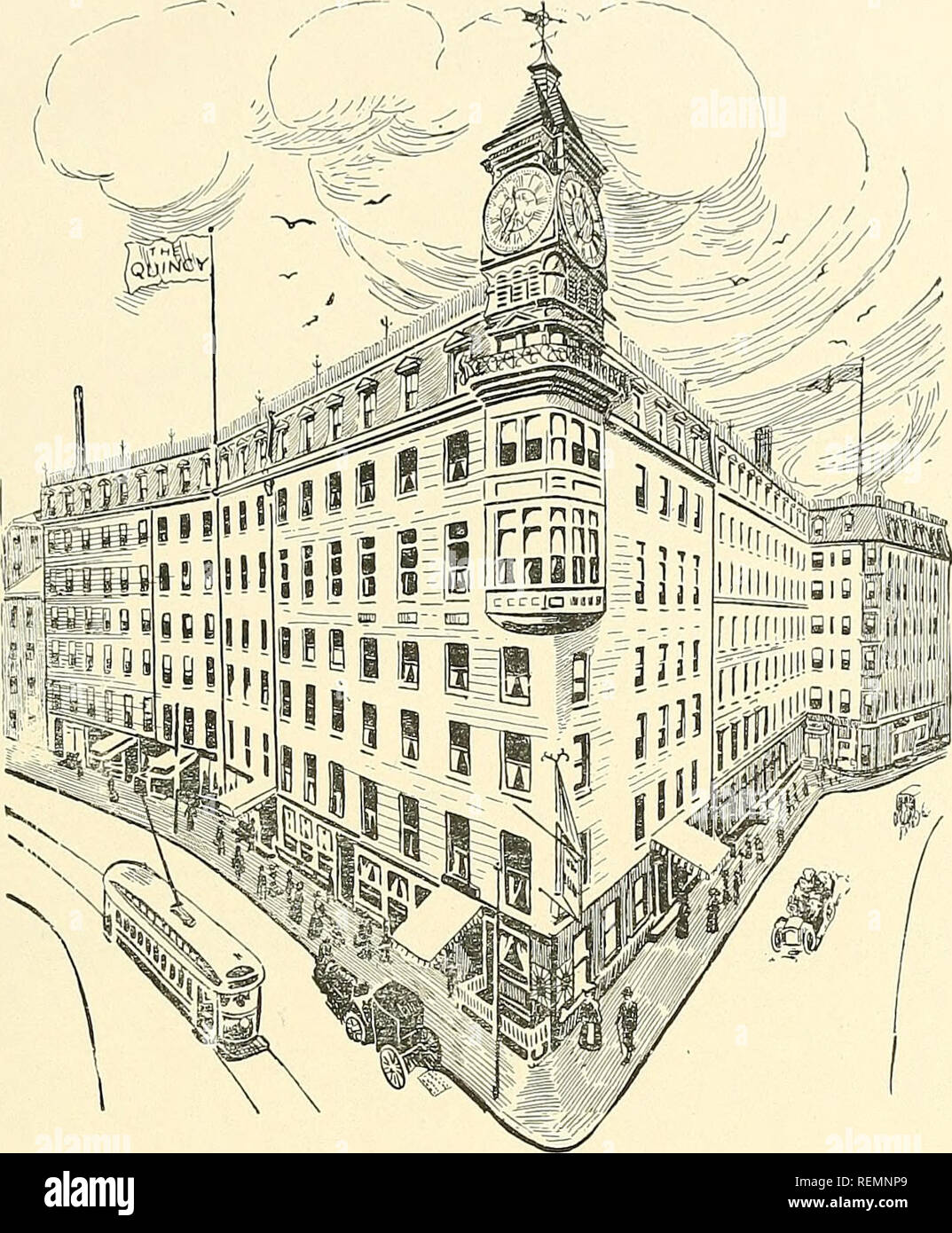 . The driving clubs of greater Boston .. . a The Quincy^^ Brattle Street,  Boston, Mass. McCarthy & Co., Proprietors 500 Rooms, $1.00 Per Day and  Upwards Visit the Japanese Gardens X X X X X X X X X X X X X X X X X X X X  X ...