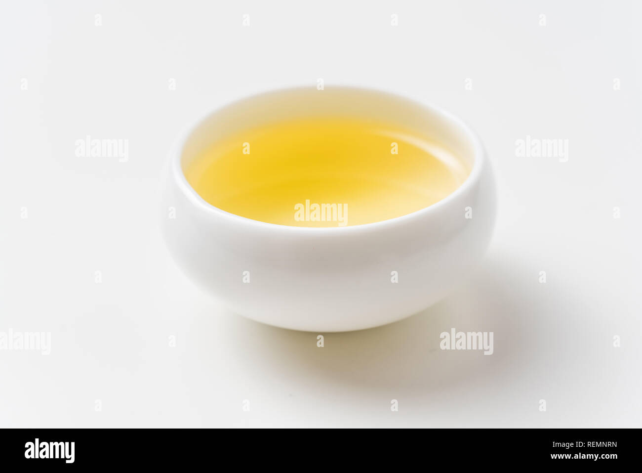 Asia culture and design concept - fresh taiwan oolong tea and cup Stock Photo