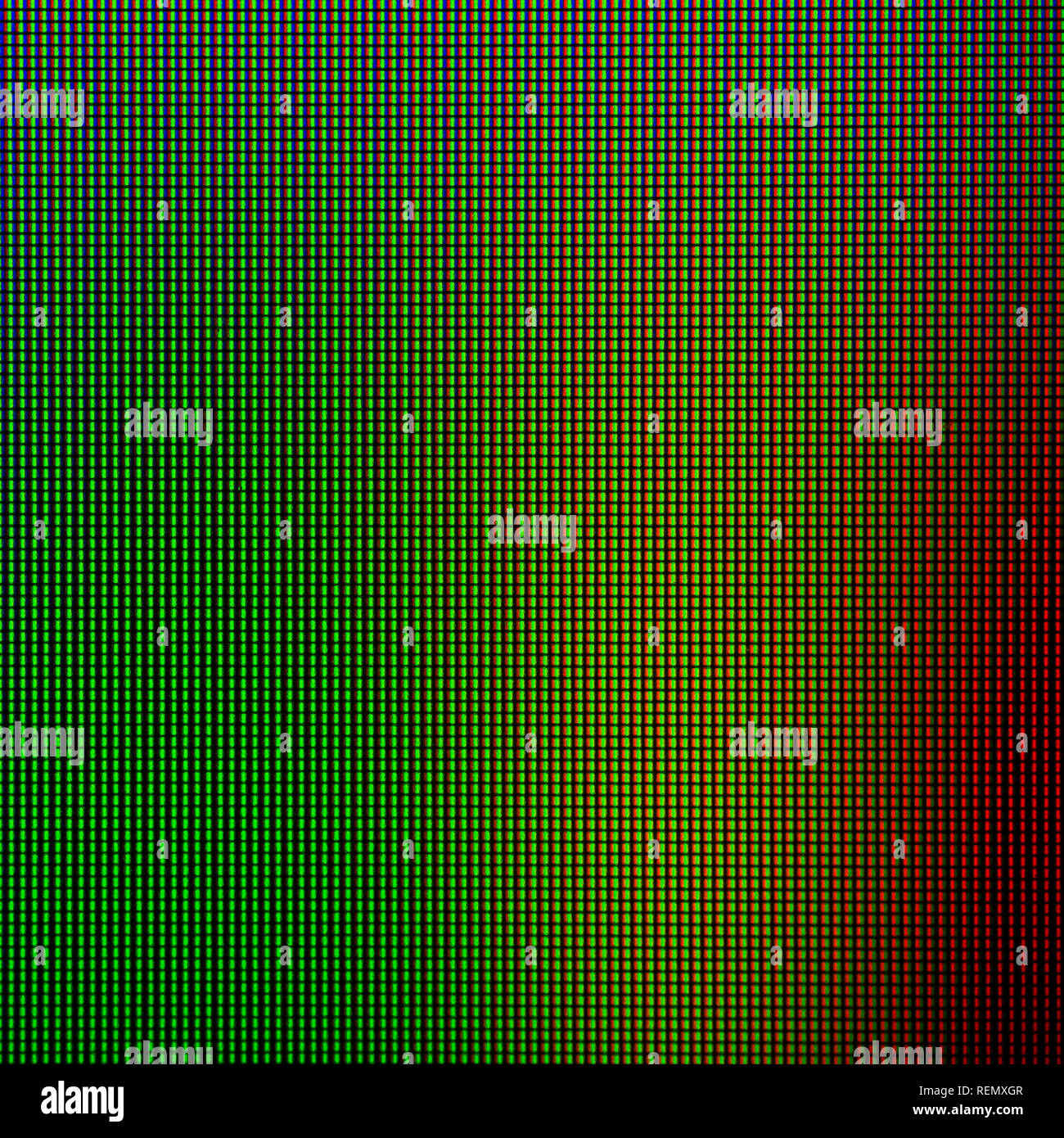 LED lights from computer monitor screen display panel for graphic ...