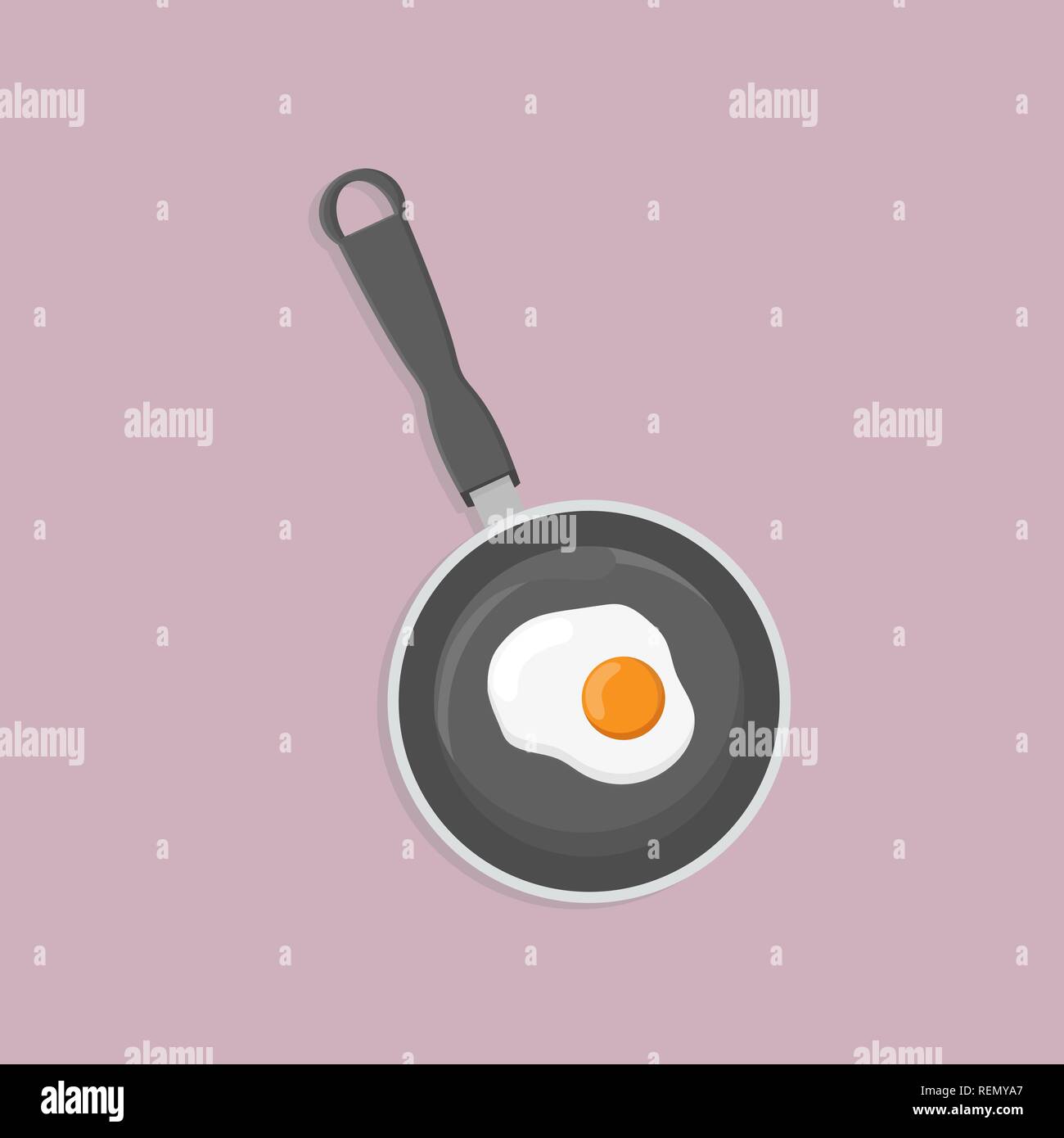 Outline simple vector fried Stock Vector Images - Alamy