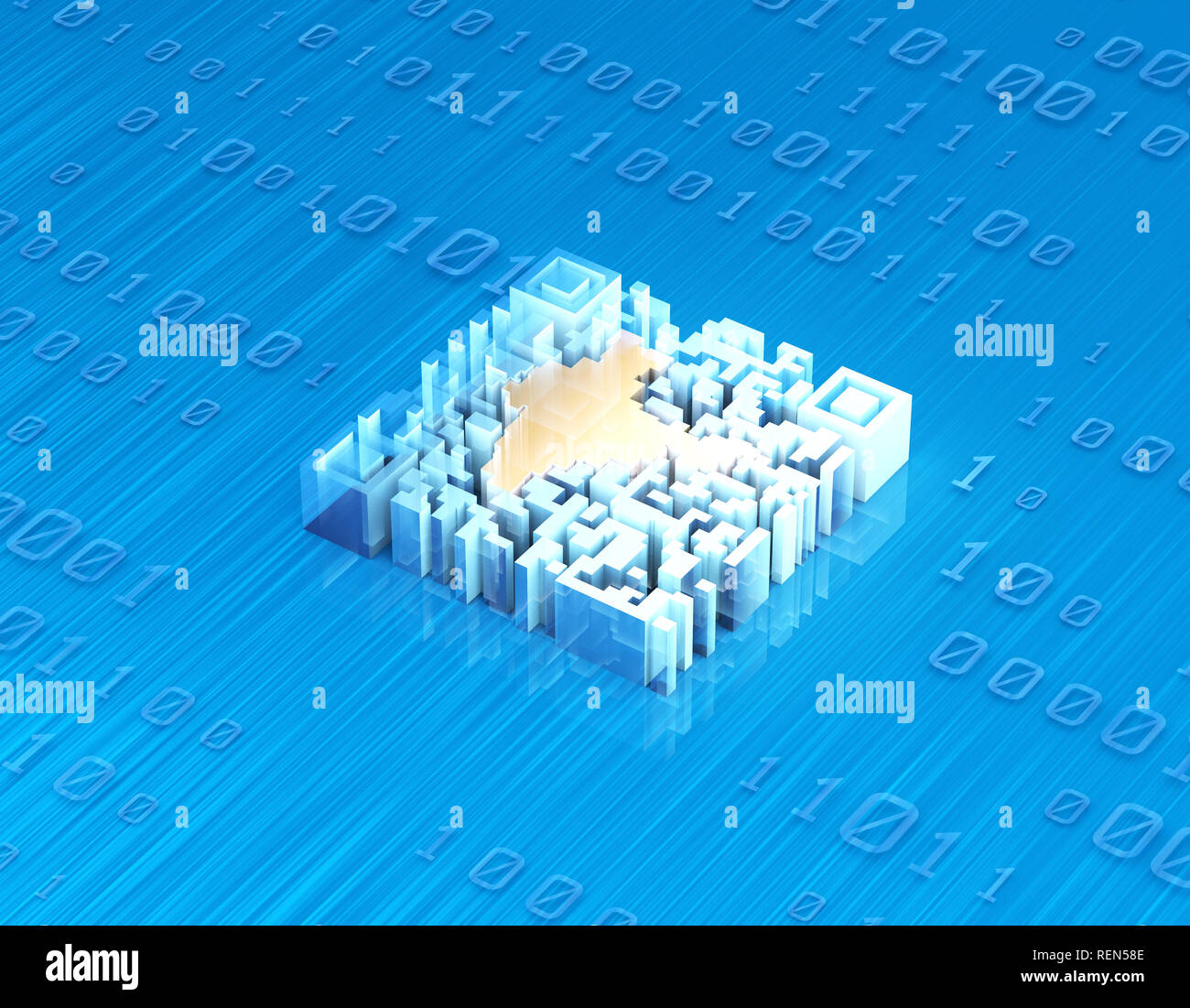 Electronic technology QR code, data transmission and storage, information recognition,Map of