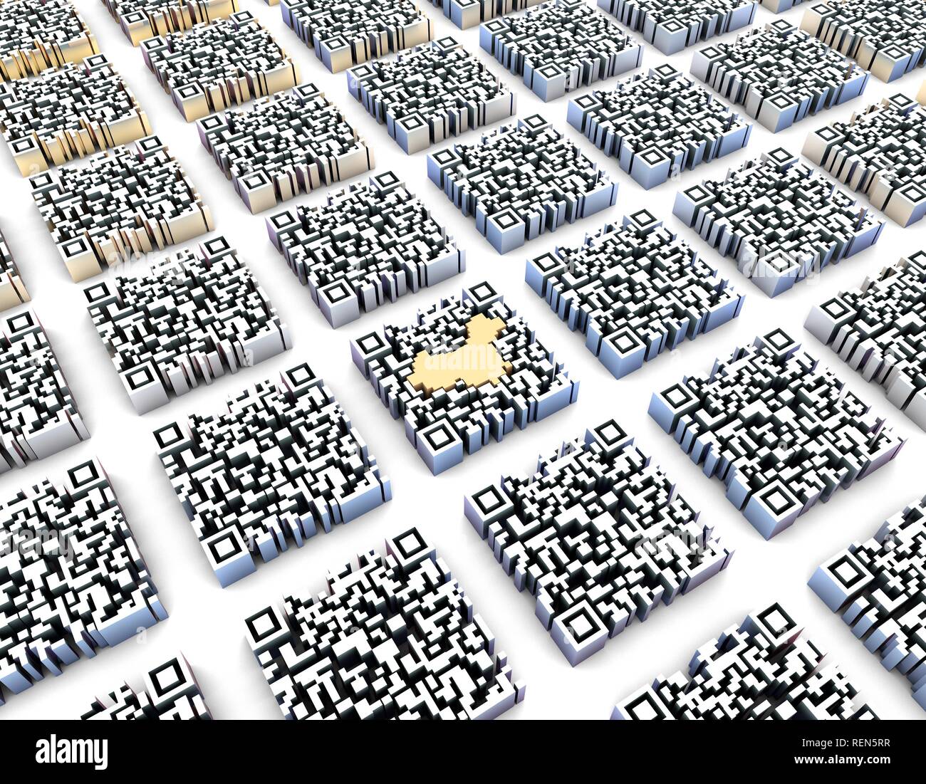 Electronic technology QR code, data transmission and storage, information recognition,china map