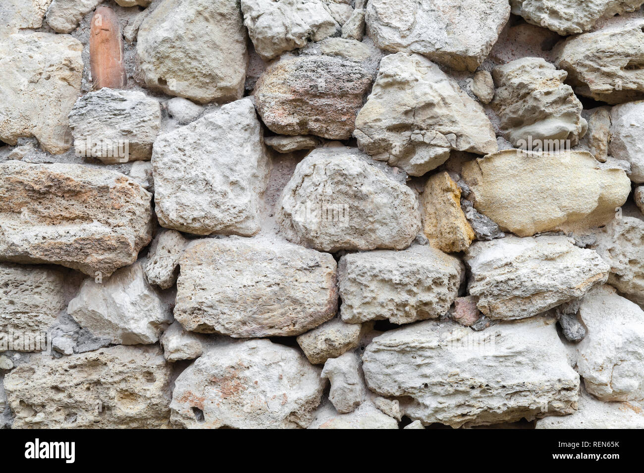 Old gray rough stone wall. Close-up background photo texture Stock ...