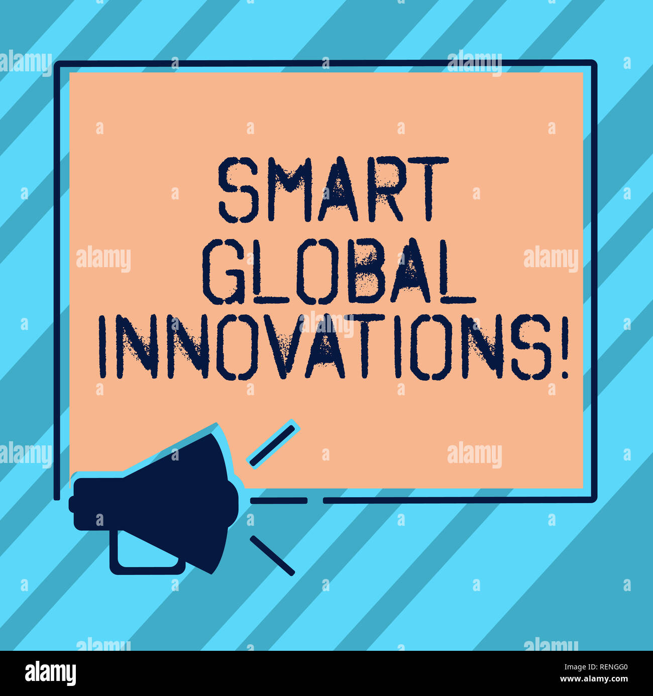 Text sign showing Smart Global Innovations. Conceptual photo capability ...