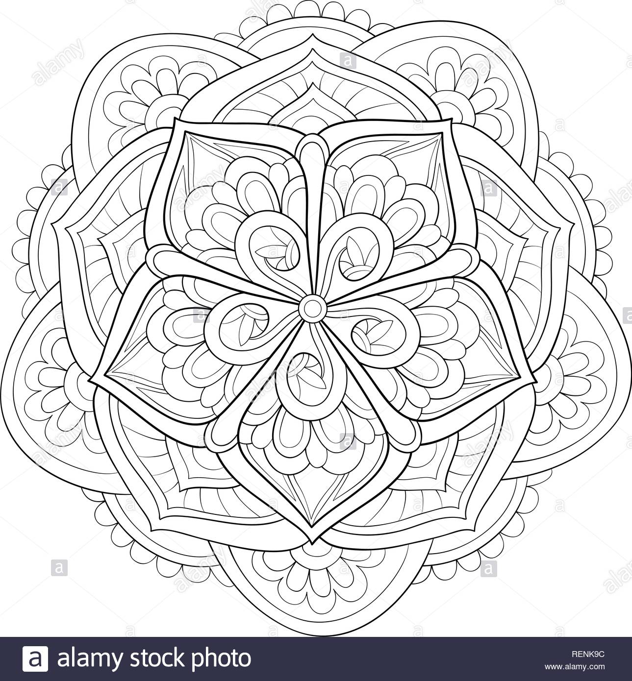 42+ Mandala Cute Coloring Book HD