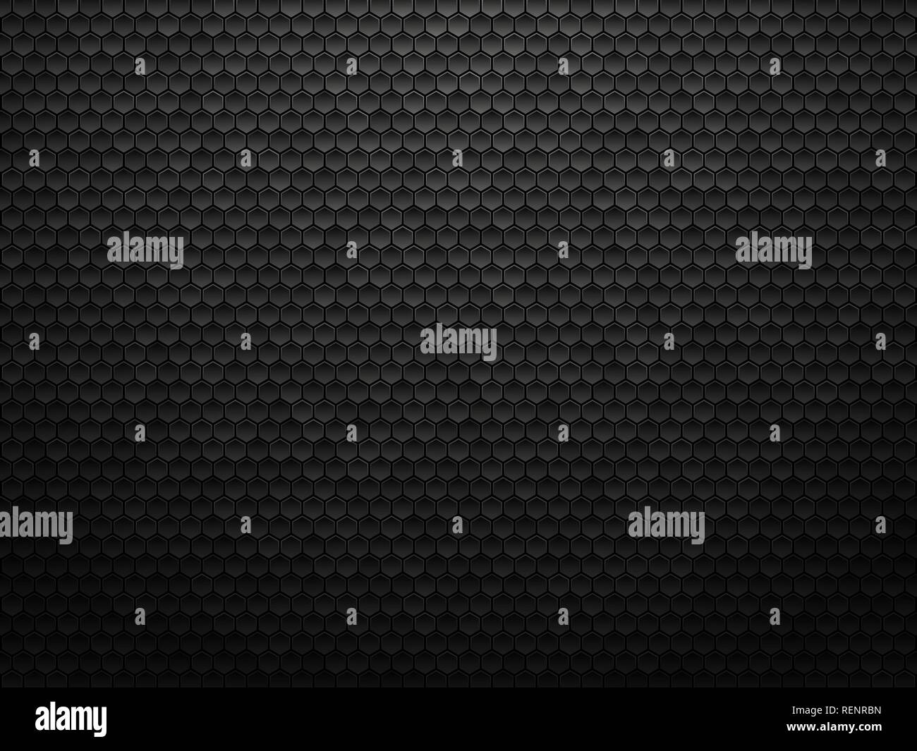 abstract geometric polygons background, black metallic texture Stock Vector