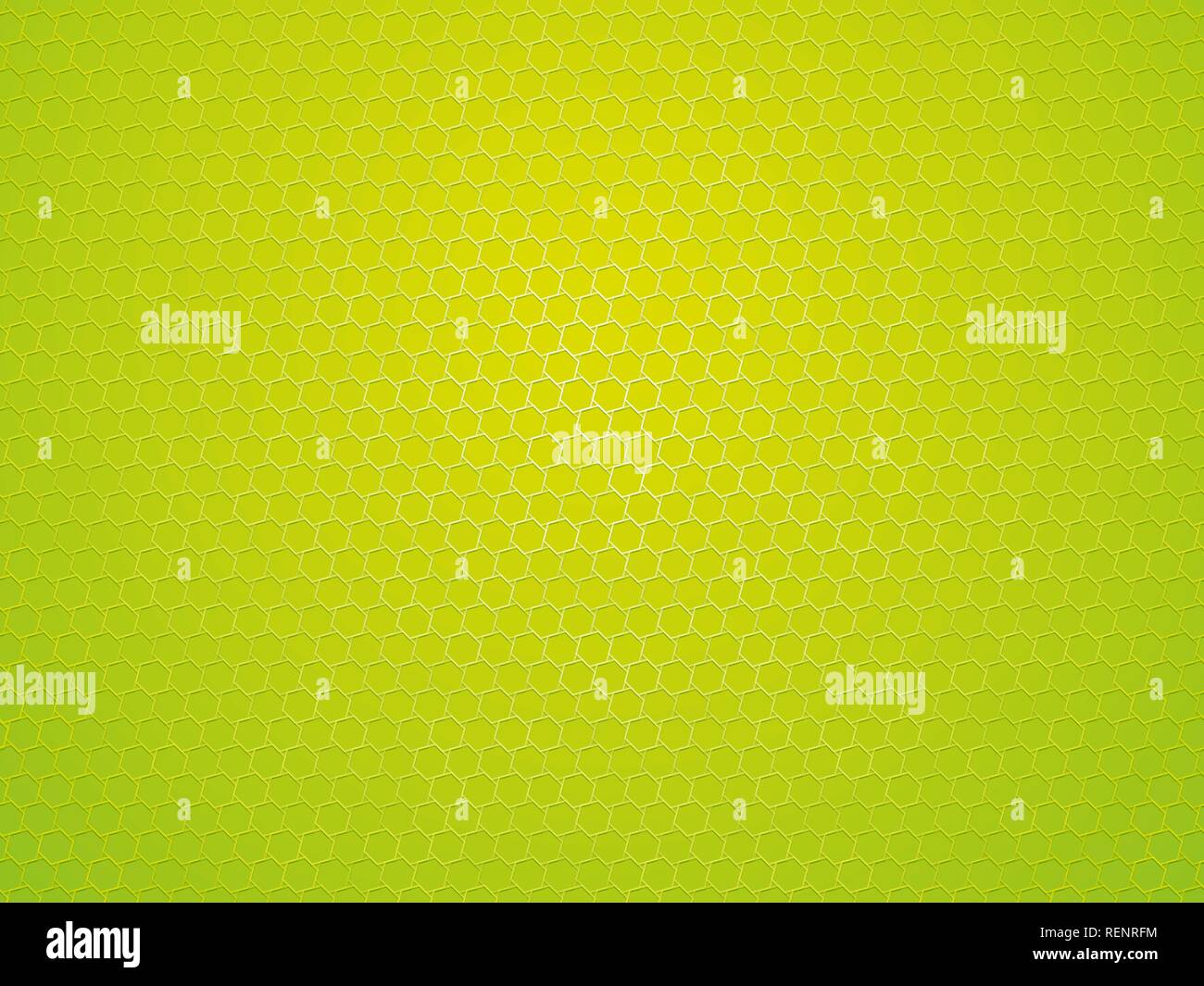 abstract green geometric hexagon background Stock Vector
