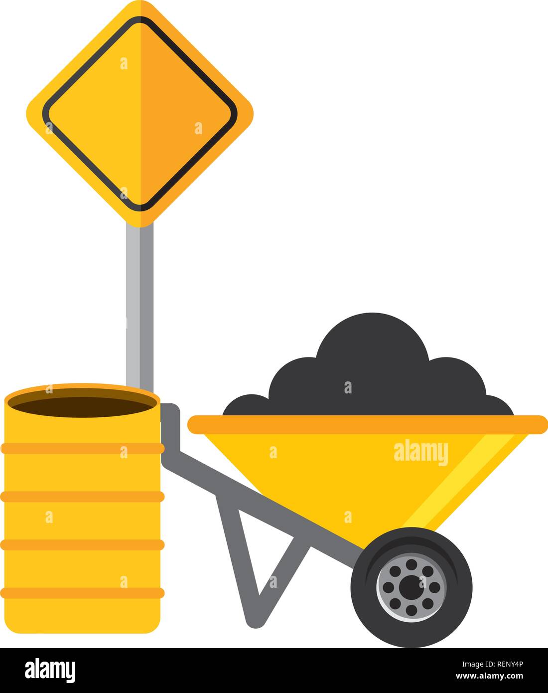 Construction Equipment Design Stock Vector Image Art Alamy