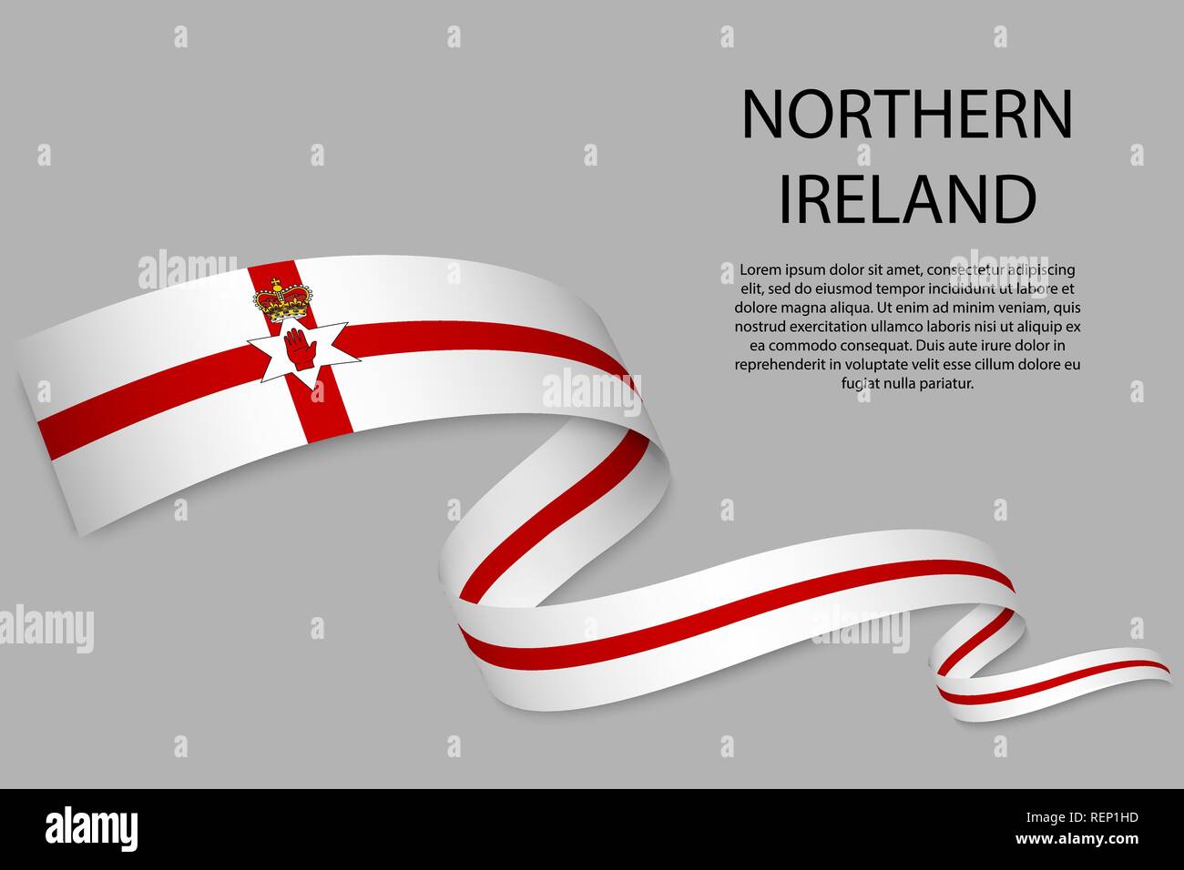 Drapeau: Northern Ireland Flag Template To Colour