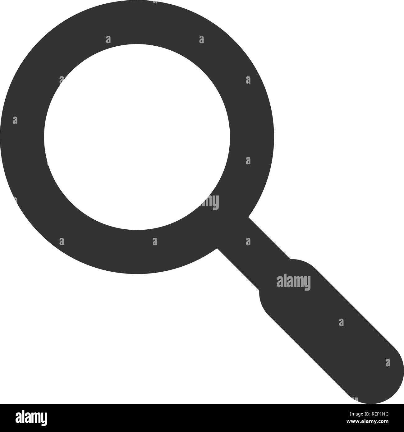 Magnifying glass icon graphic design template vector isolated Stock ...