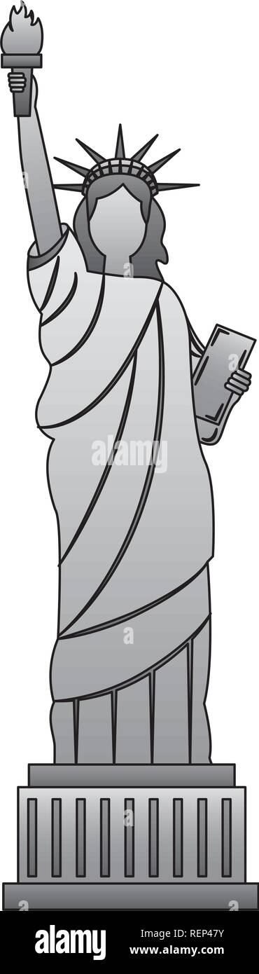 statue of liberty new york city landmark Stock Vector Image & Art - Alamy