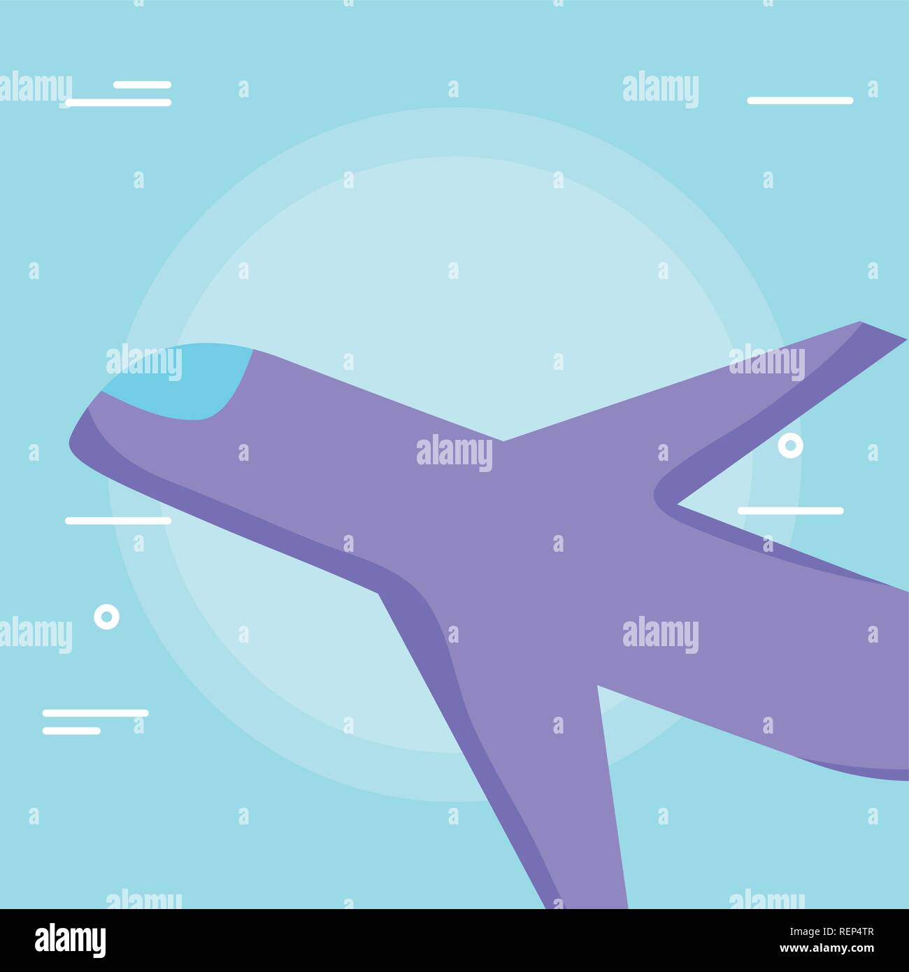 airplane icon Over blue background, vector illustration Stock Vector ...