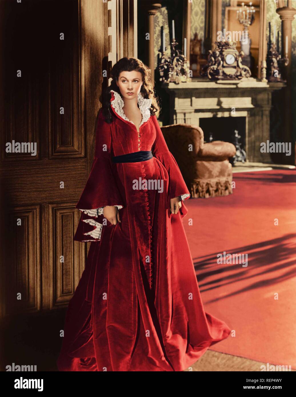 vivien leigh red dress gone with the wind Fashion Friday: Scarlett's Red Dress