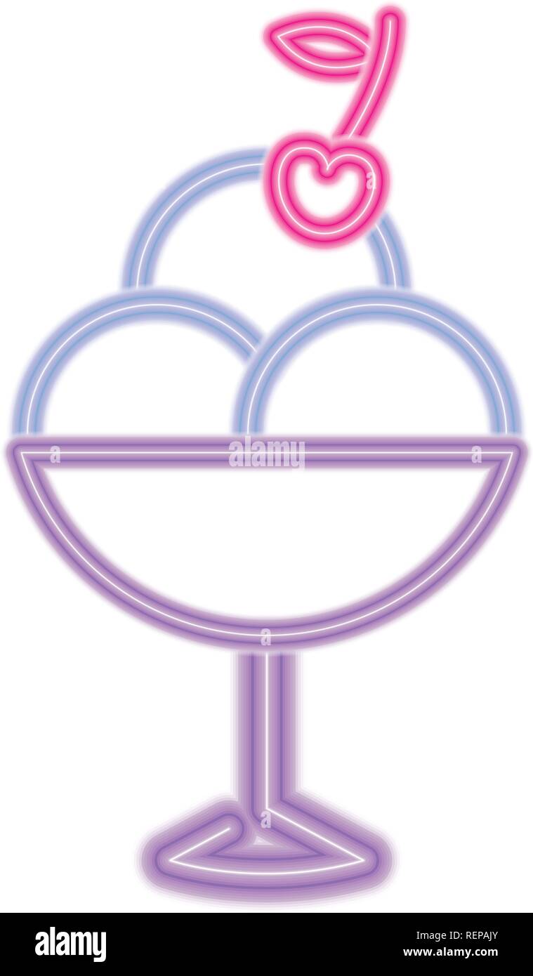 ice cream cup icon over white background, vector illustration Stock ...