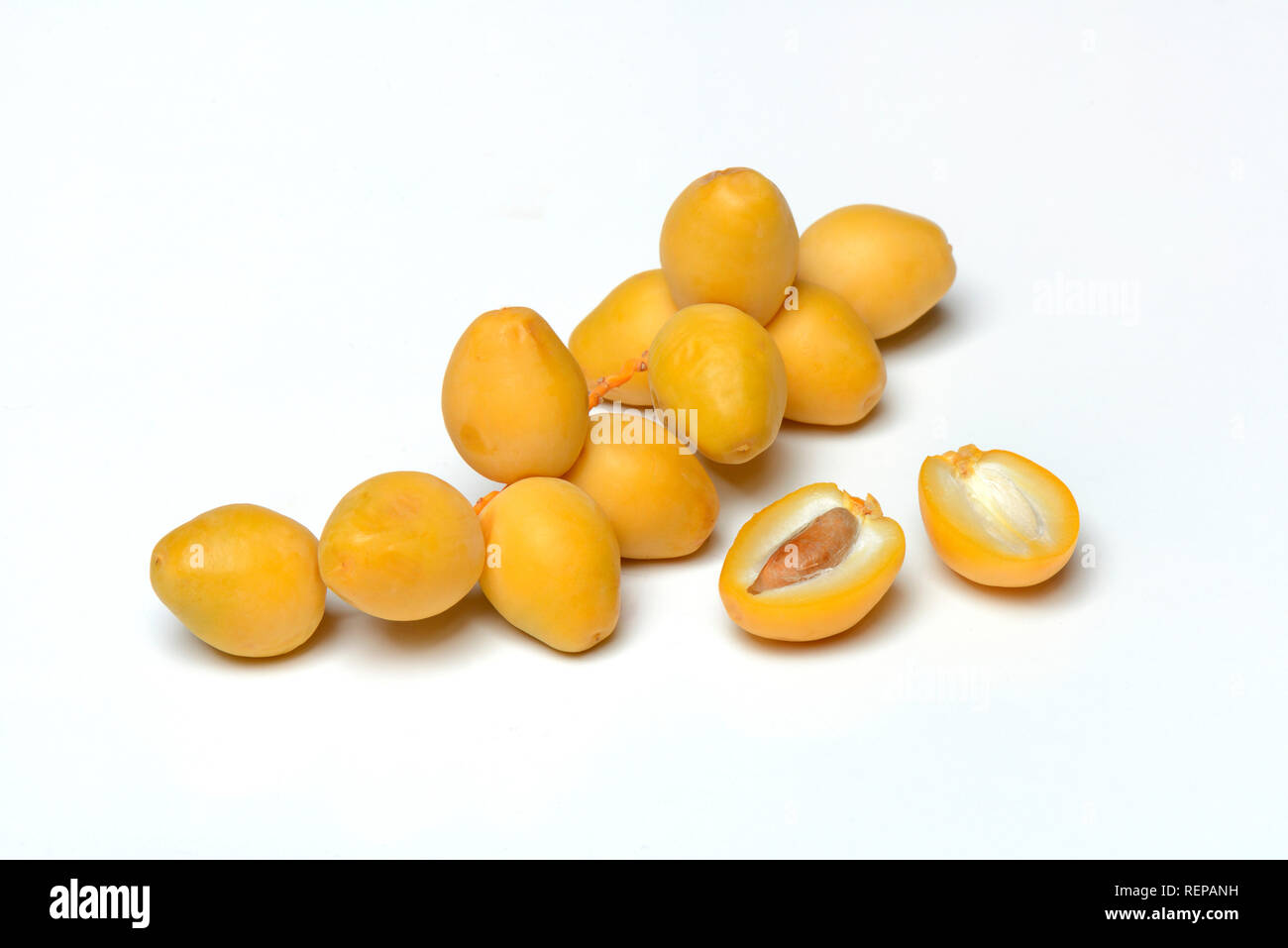 fresh dates, Bahri dates, from Namibia Stock Photo Alamy