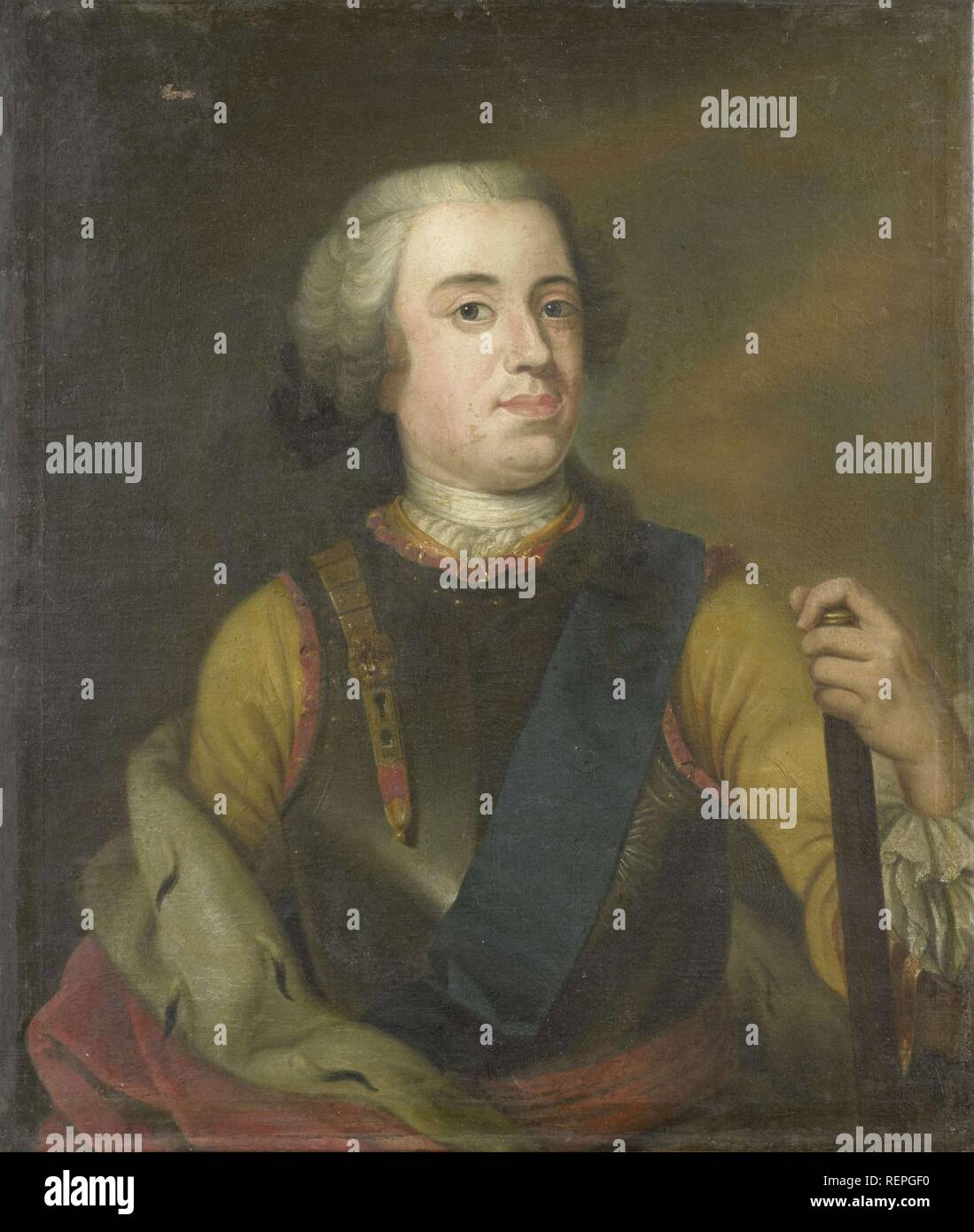 Portrait of William IV, Prince of Orange. Dating: c. 1745. Place: Holland. Measurements: h 81 cm × w 69.5 cm × t 3.5 cm. Museum: Rijksmuseum, Amsterdam. Stock Photo