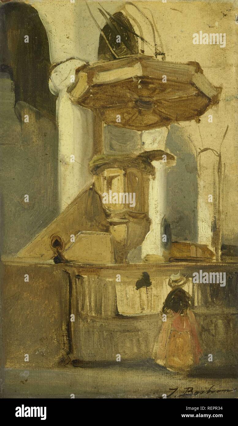 The Pulpit Of The Church In Hoorn Dating C 1860 C 1891 