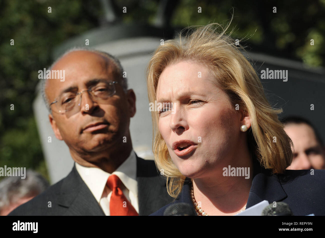 New York Senators Kirsten Gillibrand and Charles Schumer officially
