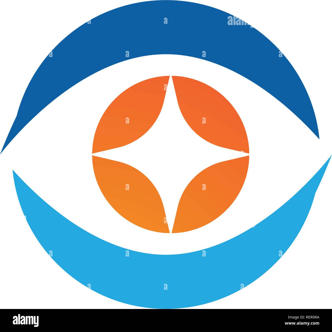 Eye care logo and symbols template vector icons app Stock Vector Image ...