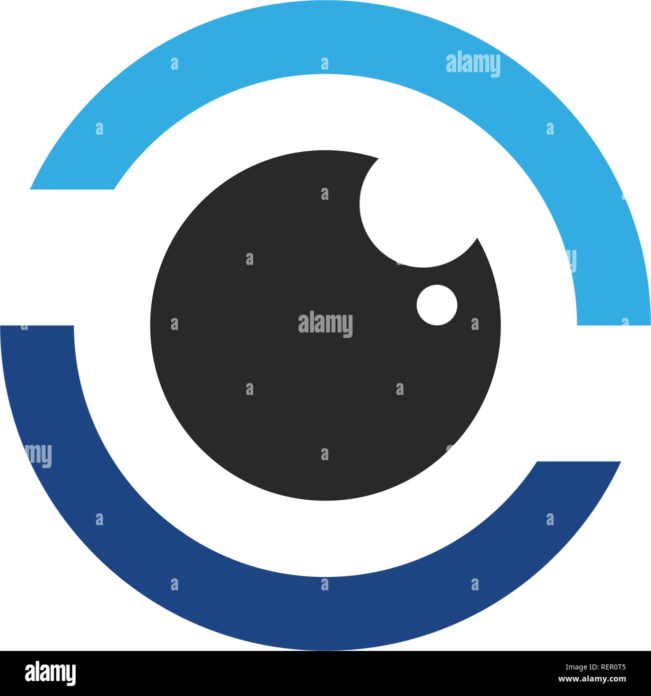 Eye care logo and symbols template vector icons app Stock Vector Image ...