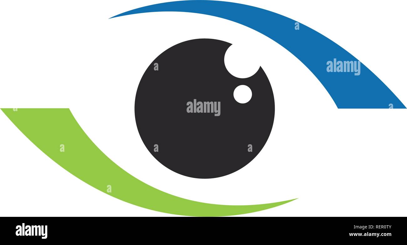 Eye care logo and symbols template vector icons app Stock Vector Image ...