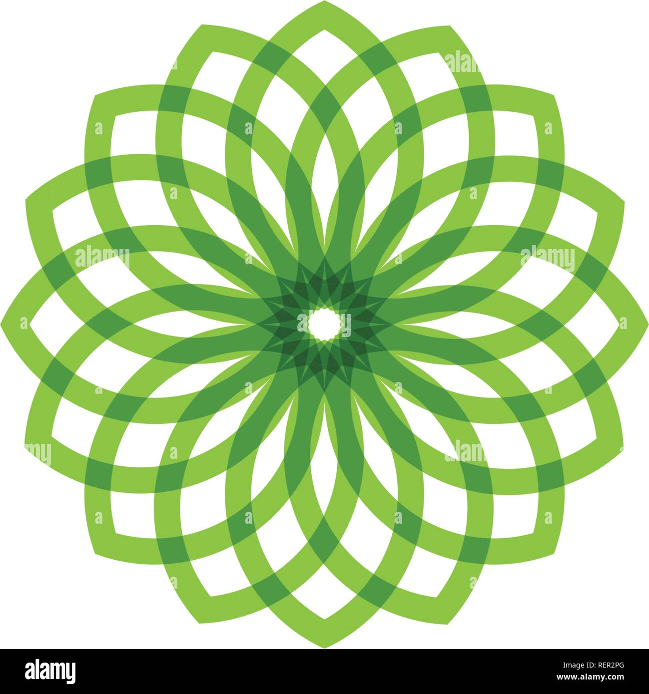 leaf green nature logo and symbol template Vector Stock Vector Image ...