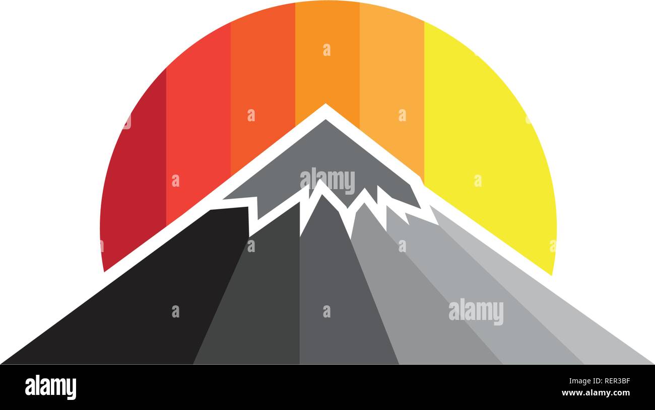 Mountain Vector logo template Stock Vector Image & Art - Alamy