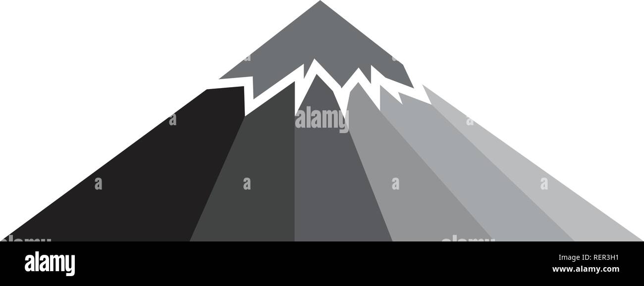 Mountain  Vector logo template Stock Vector