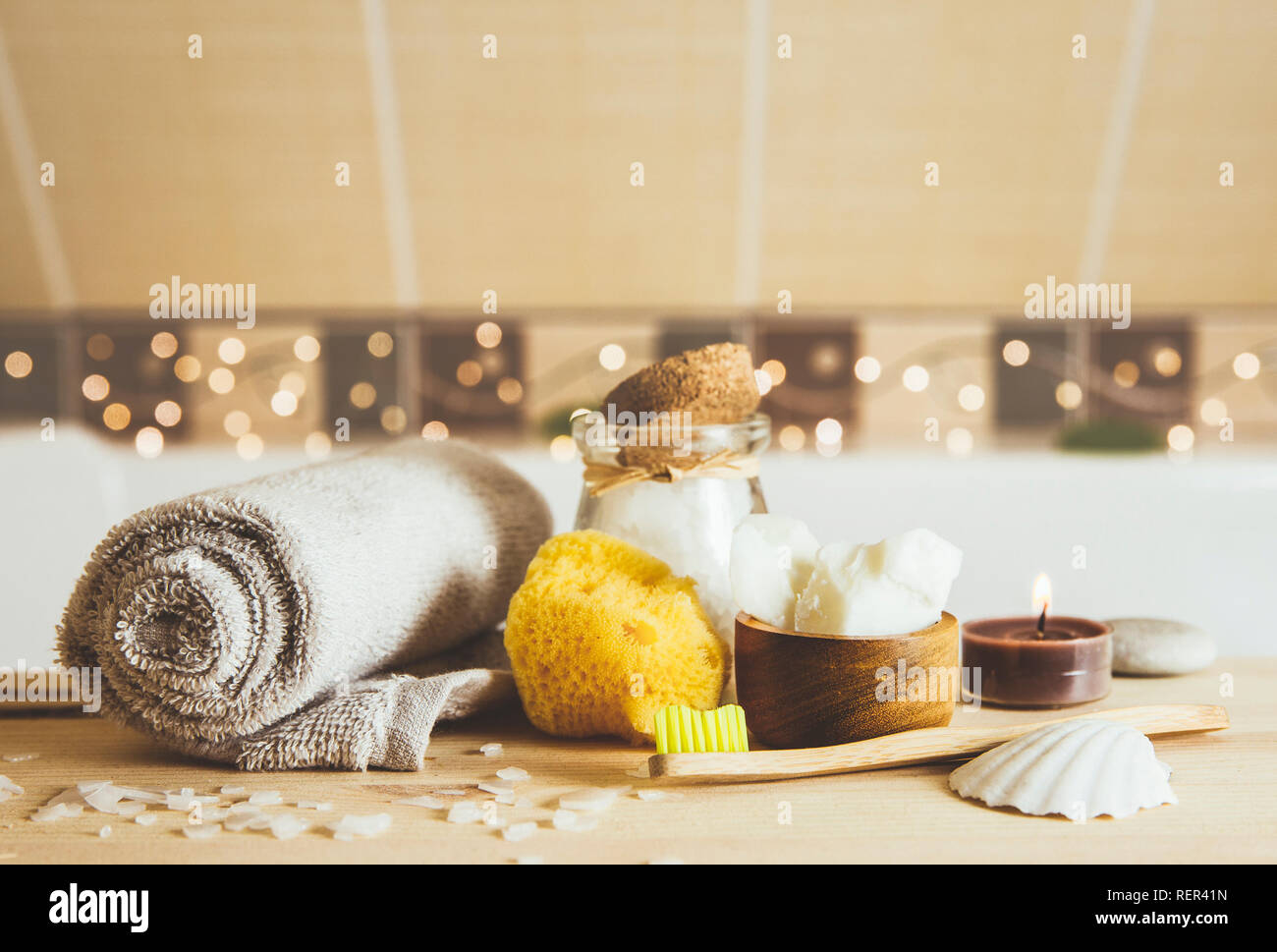 Image showcasing Using natural material products in home, different eco friendly ...
