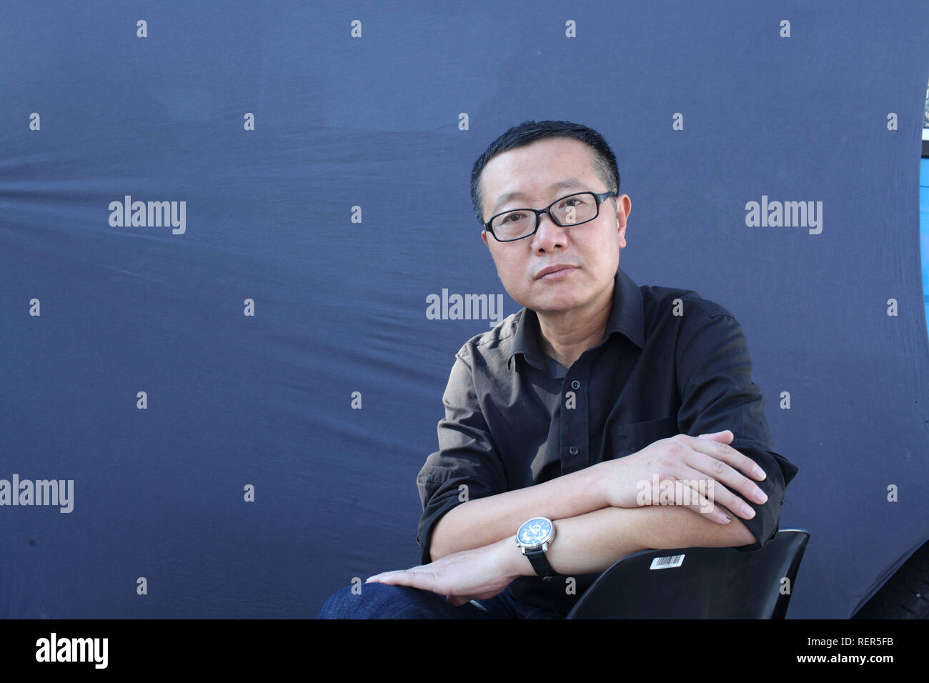 Portrait Of Liu Cixin 02 10 2018 C Basso Cannarsa Opale Stock Photo Alamy